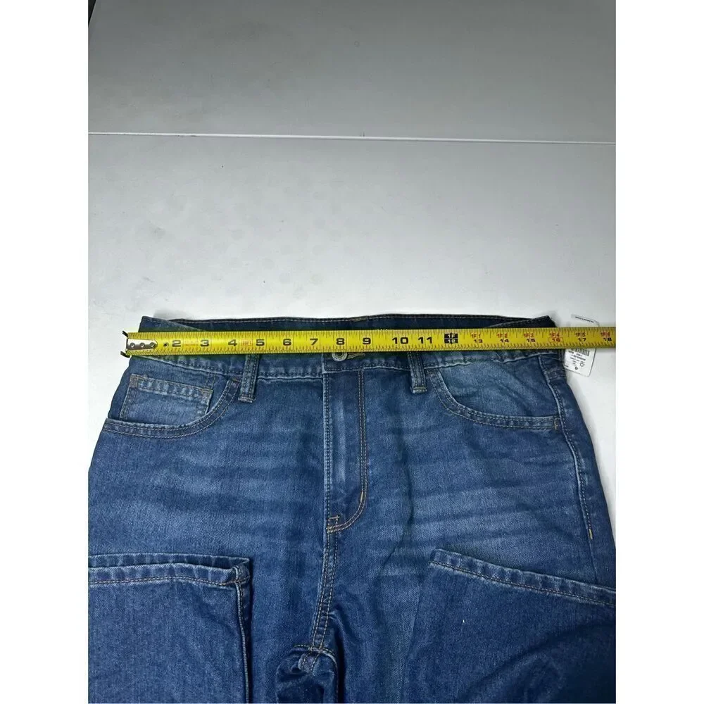 NWT Old Navy Boys Jeans Size 14 Regular Mid Rise Straight Classic Denim Blue